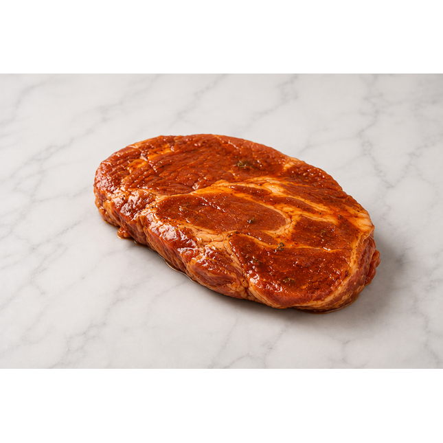 Bio Schweins-Steak Hals mariniert 180g