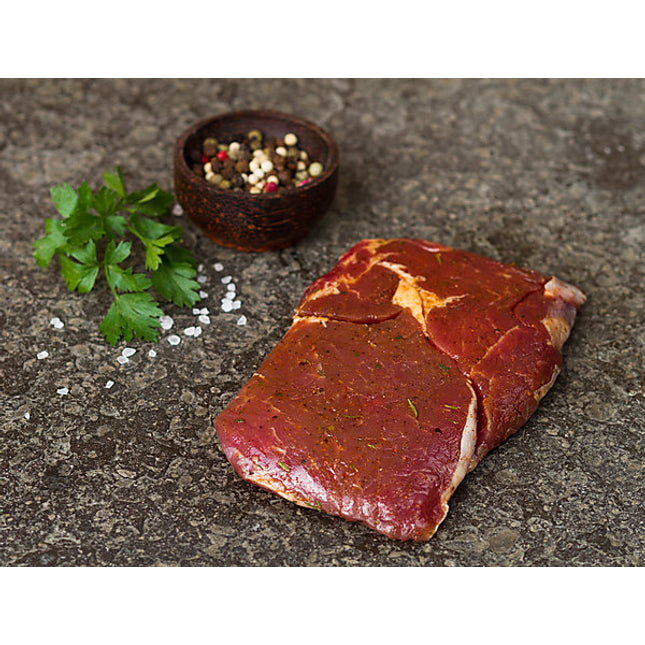 Bio Galloway-Hohrückensteak mariniert 180g