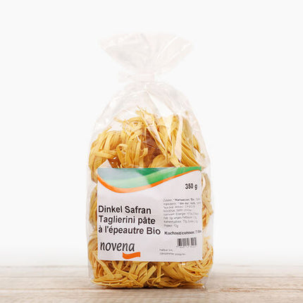 Bio Dinkel Safran Taglierini 350g Novena