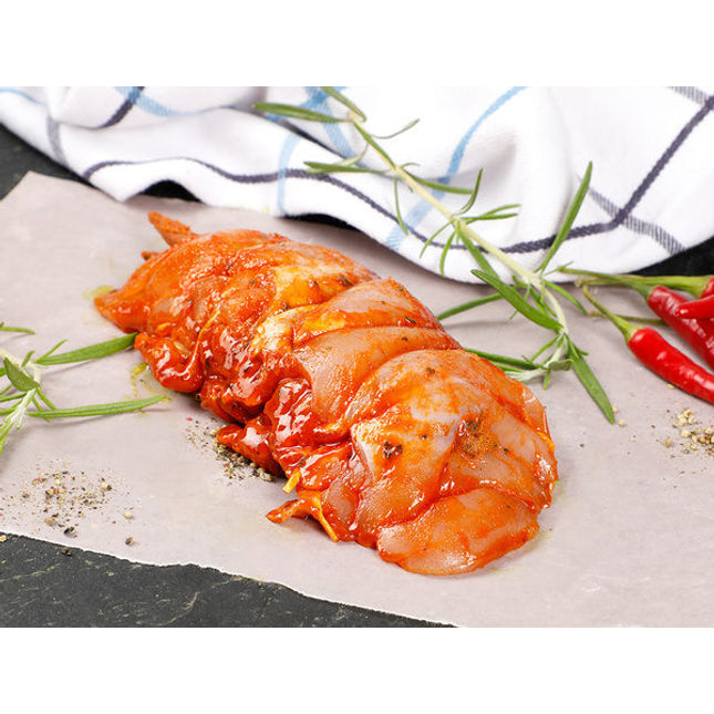 Poulet Schenkel Spiessli mariniert 150g